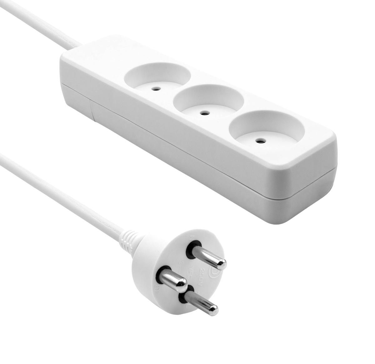 Microconnect White Mc-Gru0350dk Power Extension 5 M 3 Ac Outlet(S) Indoor Wh