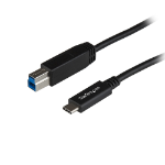 StarTech.com USB31CB1M USB cable 39.4" (1 m) USB 3.2 Gen 2 (3.1 Gen 2) USB C USB B Black