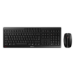 CHERRY Stream Desktop keyboard Mouse included Office RF Wireless QWERTZ German Black