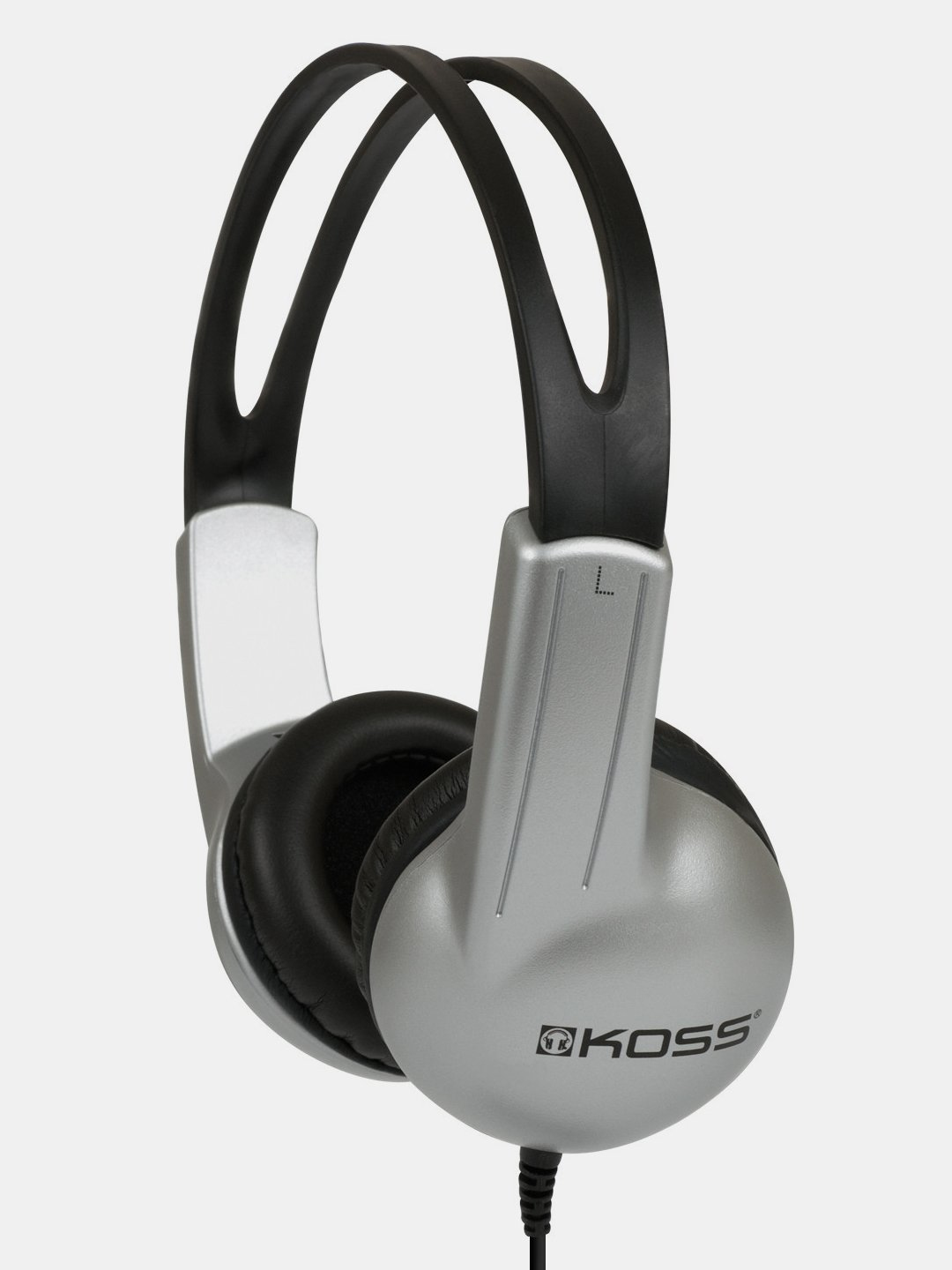 Koss UR10 Headphones Wired Head-band Music Black. Silver