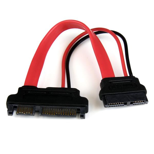 Image of StarTech.com 6in Slimline SATA to SATA Adapter with Power - F/M