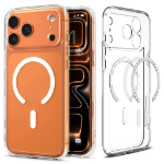 Spigen Ultra Hybrid (MagFit) mobiele telefoon behuizingen 16 cm (6.3") Hoes Transparant, Wit