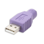 Manhattan 341158 cable gender changer 1x USB M 1x PS/2 F Lilac