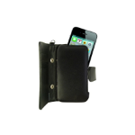 Inter-Tech PI-10464 mobiele telefoon behuizingen 8,89 cm (3.5") Portemonneehouder Zwart