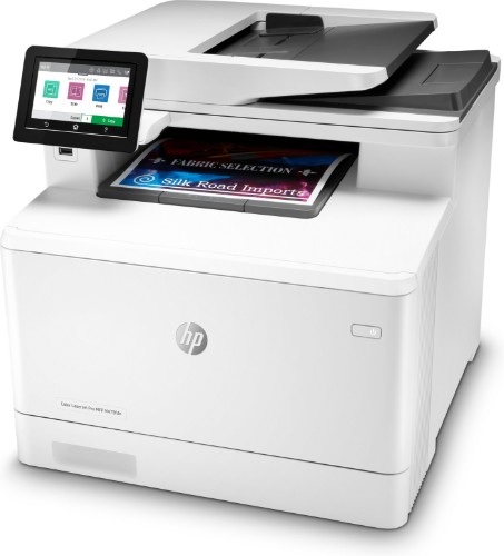 HP Color LaserJet Pro MFP M479fdn, Print, copy, scan, fax, email, Scan to email/PDF; Two-sided printing; 50-sheet uncurled ADF