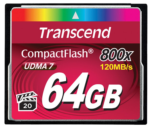 Transcend CompactFlash 800x 64GB