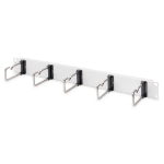 Digitus Cable Management Panel with Steel Rings for 482.6 mm (19") Cabinets, 1U