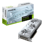 GIGABYTE GeForce RTX 5070 EAGLE OC ICE SFF 12G Graphics Card - 12GB GDDR7, 192bit, PCI-E 5.0, 2587 MHz Core Clock, 3 x DP 2.1a, 1 x HDMI 2.1b, NVIDIA DLSS 4, GV-N5070EAGLEOC ICE-12GD