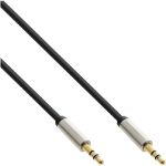 InLine Slim Audio Cable 3.5mm male / male, Stereo, 3m