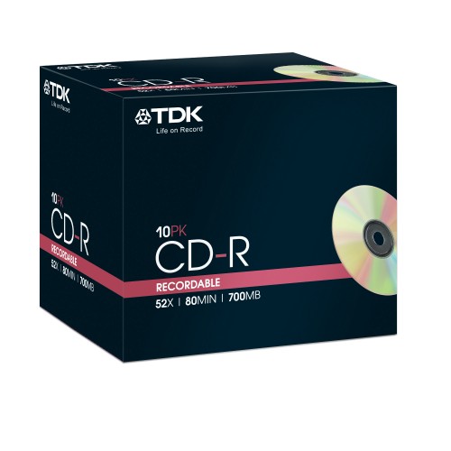 TDK 10 x CD-R 700MB 10 pc(s)
