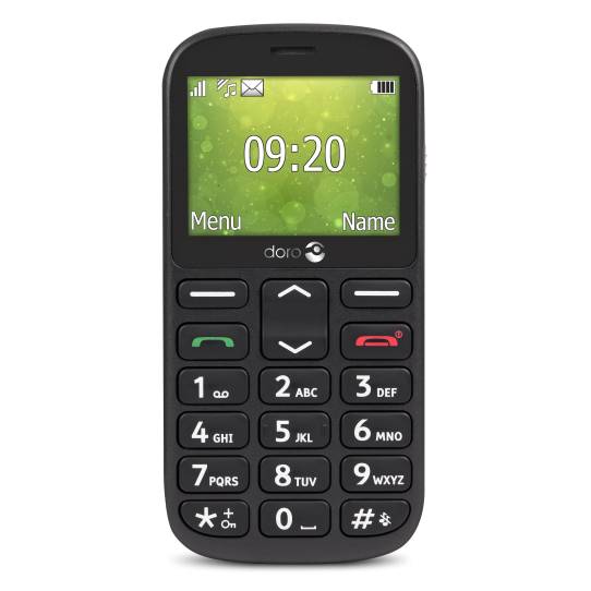 Doro 1360 6.1 cm (2.4&quot;) 96 g Black Feature phone