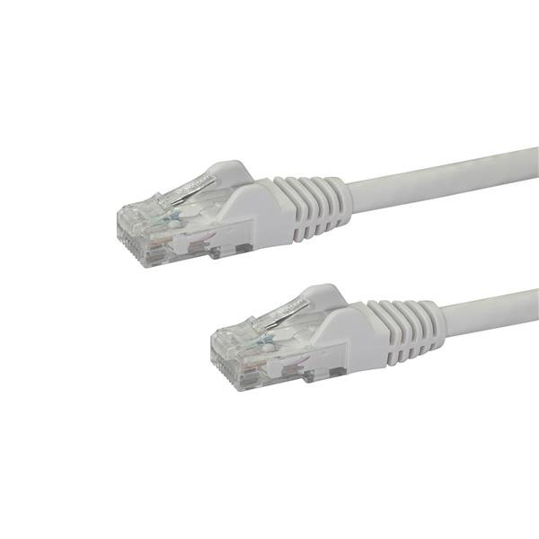 Image of StarTech.com 1m CAT6 Ethernet Cable - White CAT 6 Gigabit Ethernet...