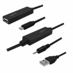 LogiLink UA0326 20m USB2.0 REPEATER CABLE ACTIVE USB TYPE-C TO USB TYPE-A M/F LOGILINK