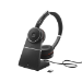 Jabra Evolve 75 UC Stereo Headset Kabel & Trådlös Huvudband Kontor/callcenter Micro-USB Bluetooth Svart