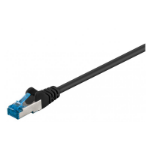 Mercodan 510811 networking cable Black 1 m Cat6a SF/UTP (S-FTP)