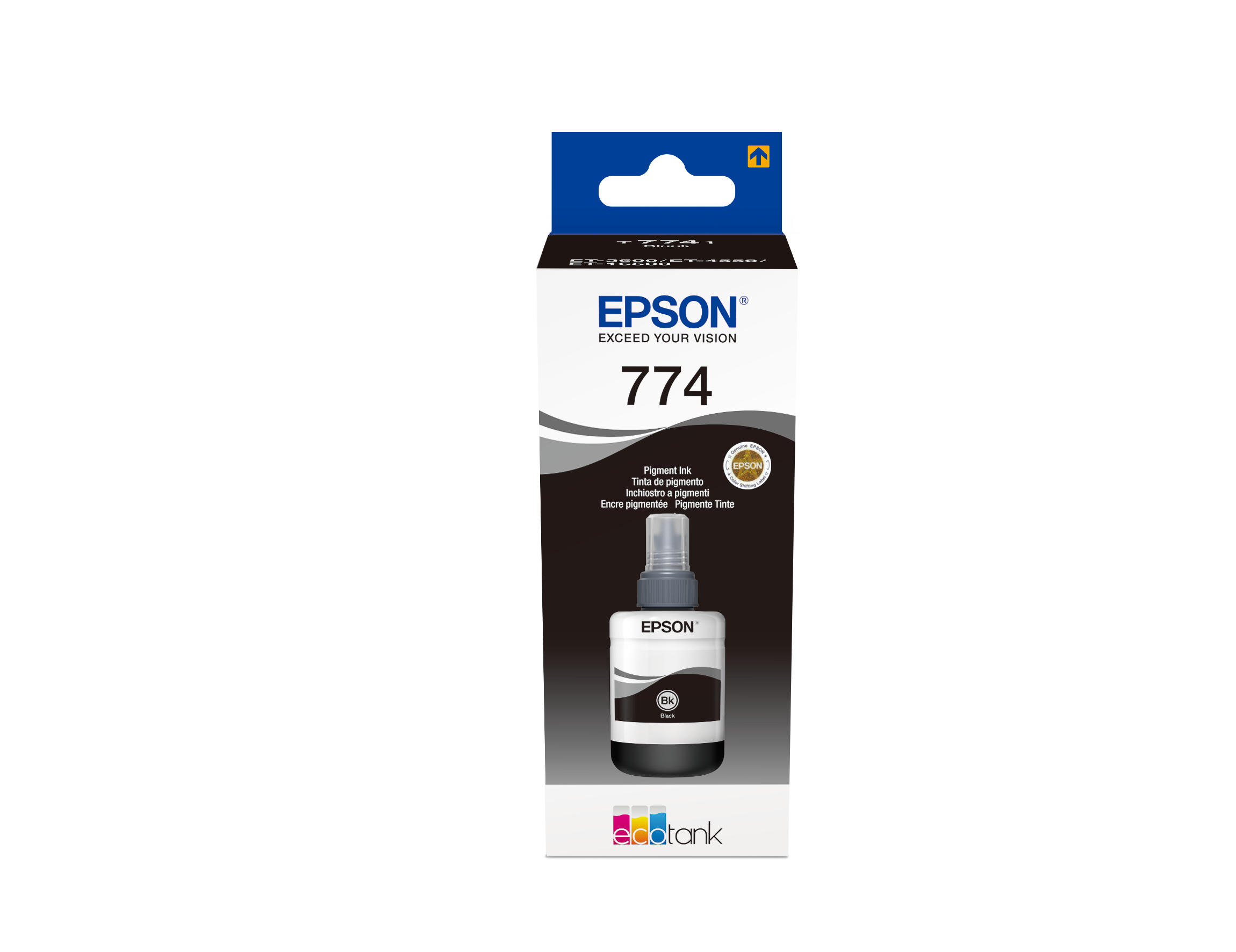 Image of Epson C13T774140/T7741 Ink bottle black, 6K pages 140ml for Epson...