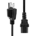 ProXtend Type B (US) to C13 Power Cord Black 2m