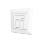 Digitus CAT 6A Class EA Network Outlet, Design-Compatible, Shielded, Flush Mount