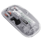 ACTECK Mouse Inalámbrico Ultra Delgado Multidispositivo Aero One MI455G / hasta 3 - 200 DPI Ajustable  / 2.4 Ghz + Bluetooth 5.2 / 5 Botones / Recargable