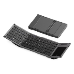 Inateck KB06101_STEEL GRAY keyboard Home RF Wireless + Bluetooth QWERTZ English Black