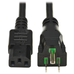 Tripp Lite P006AB-010-HG power cable Black 120.1" (3.05 m) NEMA 5-15P C13 coupler