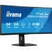 iiyama ProLite XCB3497WQSNP-B1 computer monitor 86.4 cm (34") 3440 x 1440 pixels UltraWide Quad HD LED Black