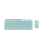 Acteck Creator Virtuos Silk MK720 teclado Ratón incluido Universal Bluetooth QWERTY Español Color aguamarina