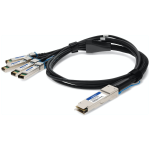AddOn Networks QSFP-4SFP25G-CU4M-AO InfiniBand/fibre optic cable 4 m QSFP28 4xSFP28 Black