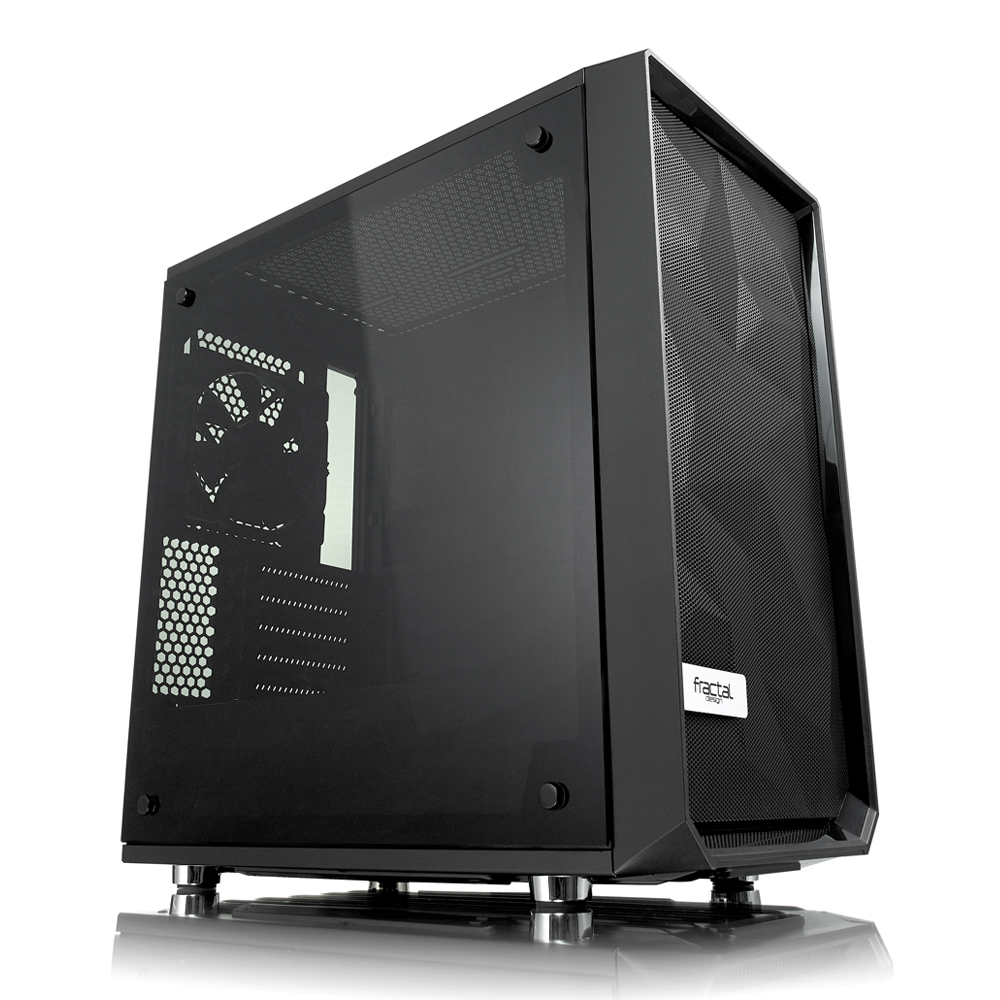 Fractal Design Meshify C Mini A Dark Tg Mini Tower Black Computer Case Fd Ca