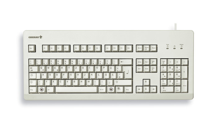 G80-3000LPCEU-0 CHERRY G80-3000 - Tastatur - PS/2, USB - USA