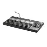 HP 863544-041 keyboard Office USB QWERTZ German Black