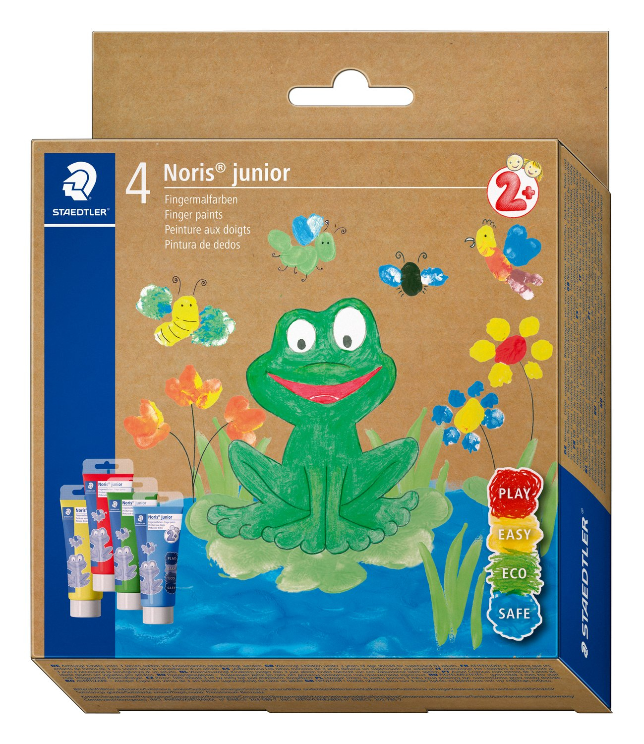 EU Product - Fingermalfarbe Noris junior 4er-Set retail thumbnail