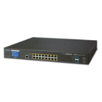 PLANET GS522016UP2XV L3 Gigabit Ethernet (10/100/1000) Power over Ethernet (PoE) 1.25U Black