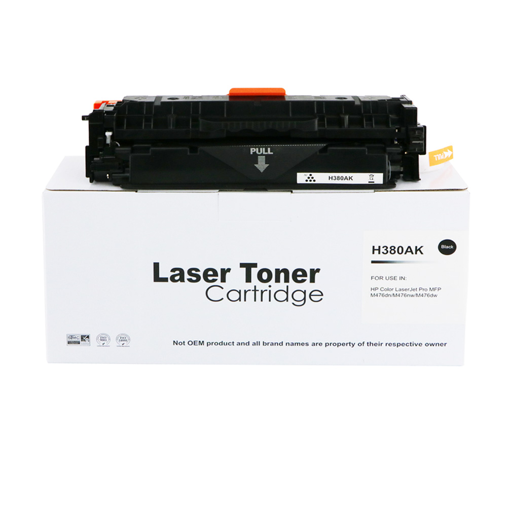 CTS Wholesale Comp HP LJ Pro M476 CF380A  Std. Black Toner also for 312A
