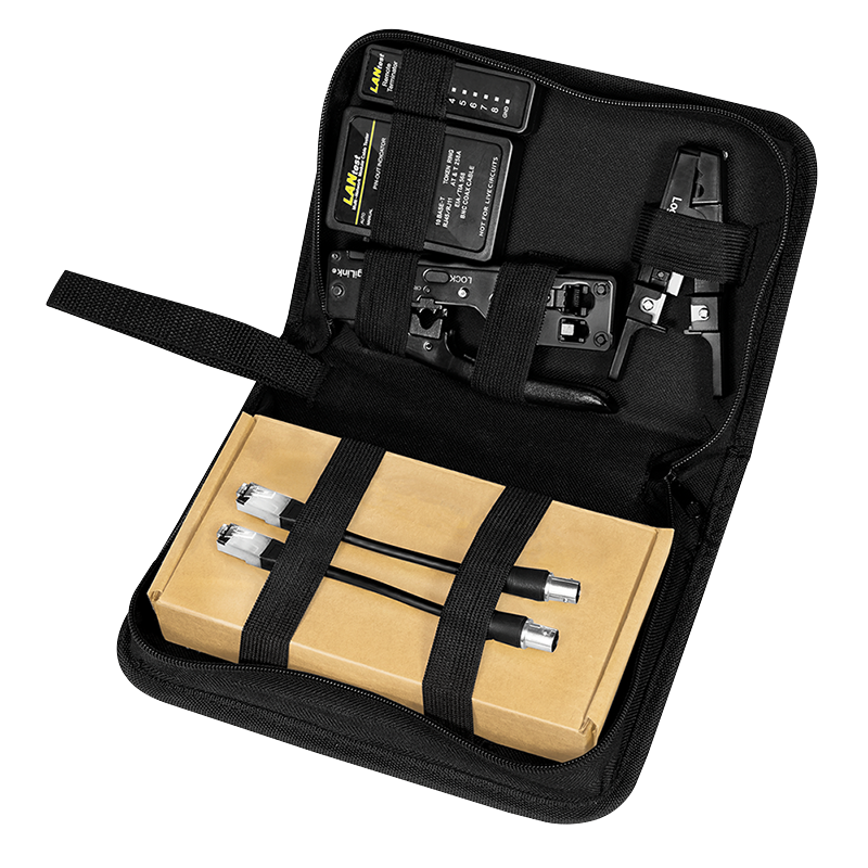 LogiLink Tool & Tester Set for Networking, 4 parts, PrimeLine