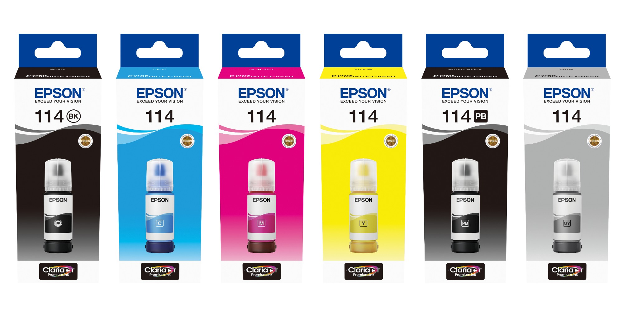 Epson C13T07B440/114 Ink bottle yellow, 6.7K pages 2300 Photos 70ml for Epson ET-8500