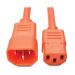 Tripp Lite P005-002-AOR power cable Orange 23.6" (0.6 m) C14 coupler C13 coupler