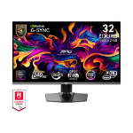 MSI MPG 322URX QD-OLED computer monitor 80 cm (31.5") 3840 x 2160 pixels 4K Ultra HD Black
