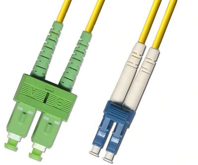 Microconnect FIB841001 fiberoptikkablar 1 m SC LC Gul