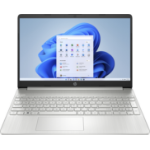 HP 15s-fq5021na Laptop 39.6 cm (15.6") Full HD IntelÂ® Coreâ„¢ i5 i5-1235U 8 GB DDR4-SDRAM 256 GB SSD Wi-Fi 5 (802.11ac) Windows 11 Home Silver