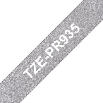 Brother TZE-PR935 DirectLabel black on premium silver 12mm x 8m for Brother P-Touch TZ 3.5-18mm/6-12mm/6-18mm/6-24mm/6-36mm
