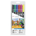 Tombow ABT Dual Brush Pen Set felt pen Multicolour 6 pc(s)