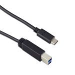 Targus ACC924EUX USB cable 1 m USB 3.2 Gen 2 (3.1 Gen 2) USB C USB B Black