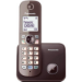 Panasonic KX-TG6811GA telefoner DECT-telefon Namn och uppringnings-ID Brun