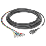 Extron 26-534-11 video cable adapter 0.45 m 5 x BNC VGA (D-Sub) Black