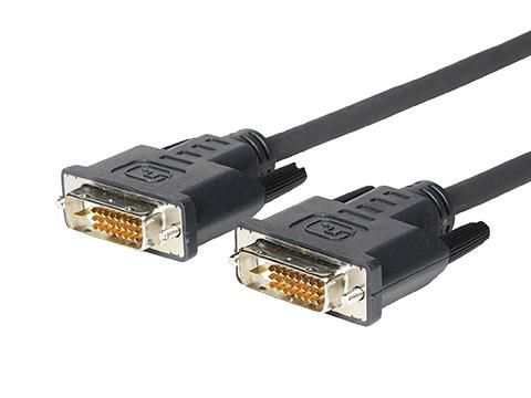 Photos - Cable (video, audio, USB) Vivolink PRODVIS0.5 DVI cable 0.5 m DVI-D Black 
