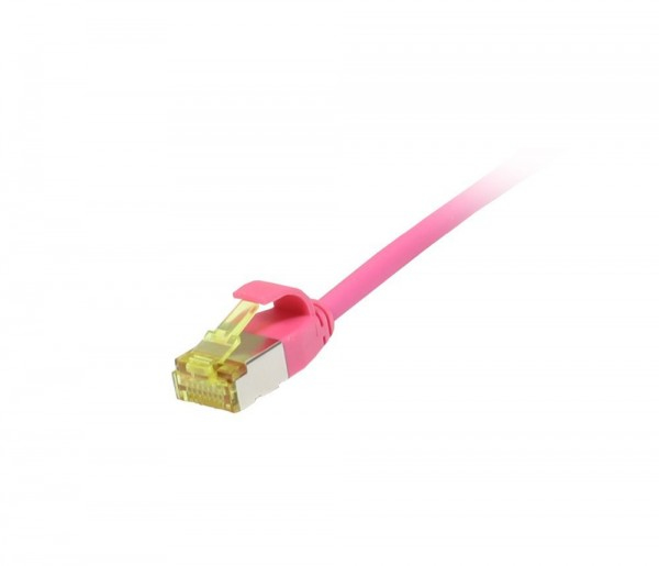 EU Product - Patchkabel RJ45 CAT6A 500Mhz magenta U/FTP slimline rund d - Cable - Network thumbnail