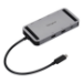 Targus DOCK429GL laptop dock/port replicator Wired USB4 Silver