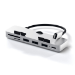 Satechi ST-TCIMHS notebook dock/port replicator USB 3.2 Gen 1 (3.1 Gen 1) Type-C Silver