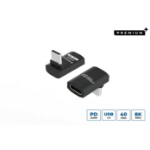 Microconnect USB4-CCFAS90-240W USB cable USB4 Gen 3x2 0 m USB C Black
